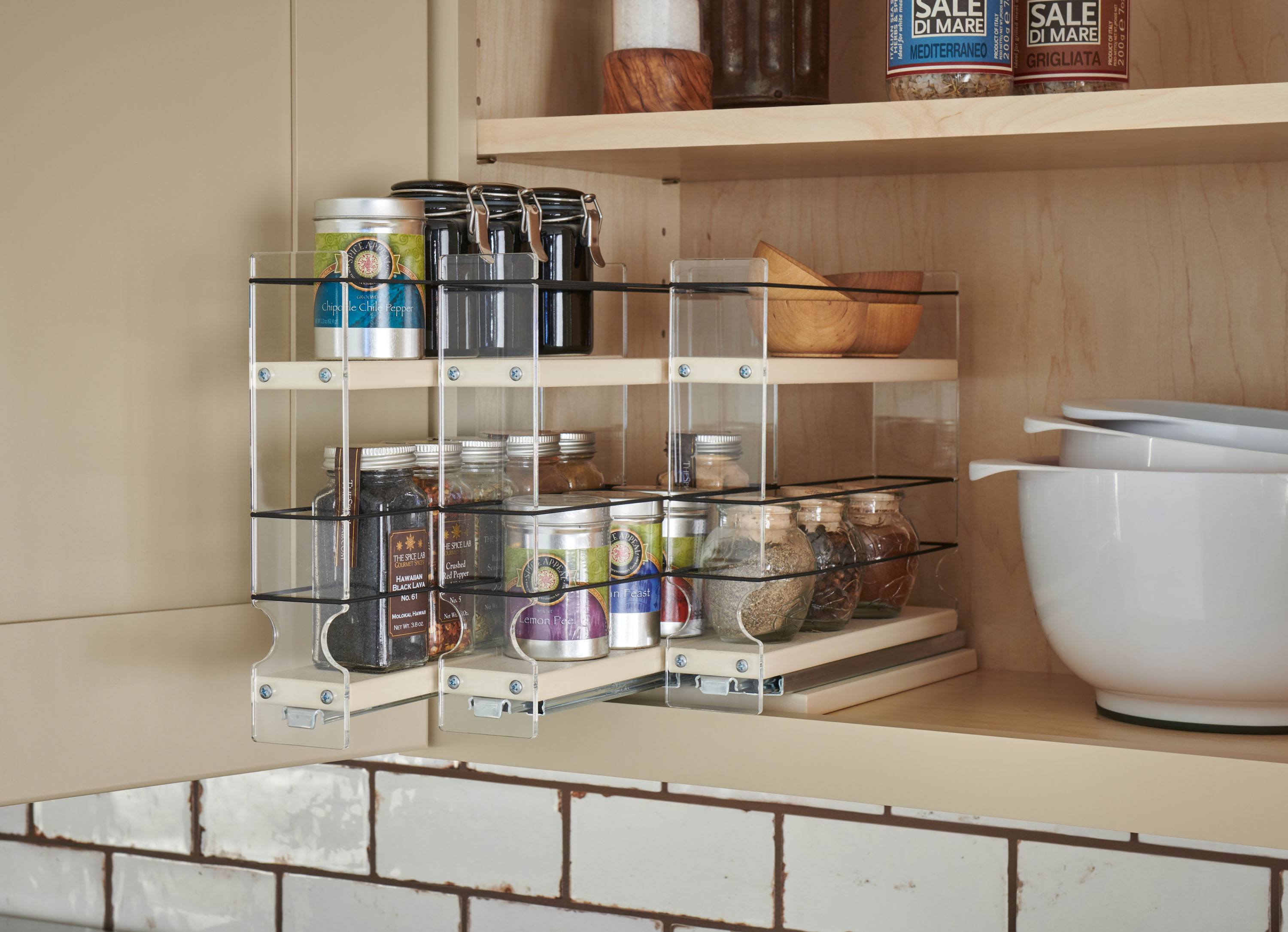 Multi-Level Spice Rack | Schuler Cabinetry at Lowes